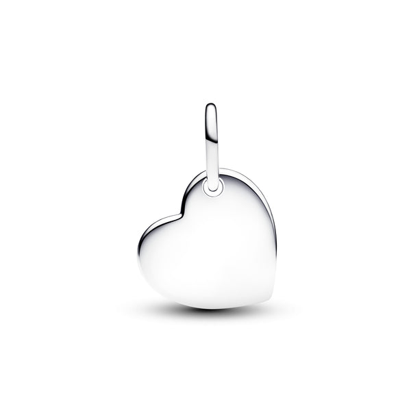 January Red Stone Heart Dangle Charm