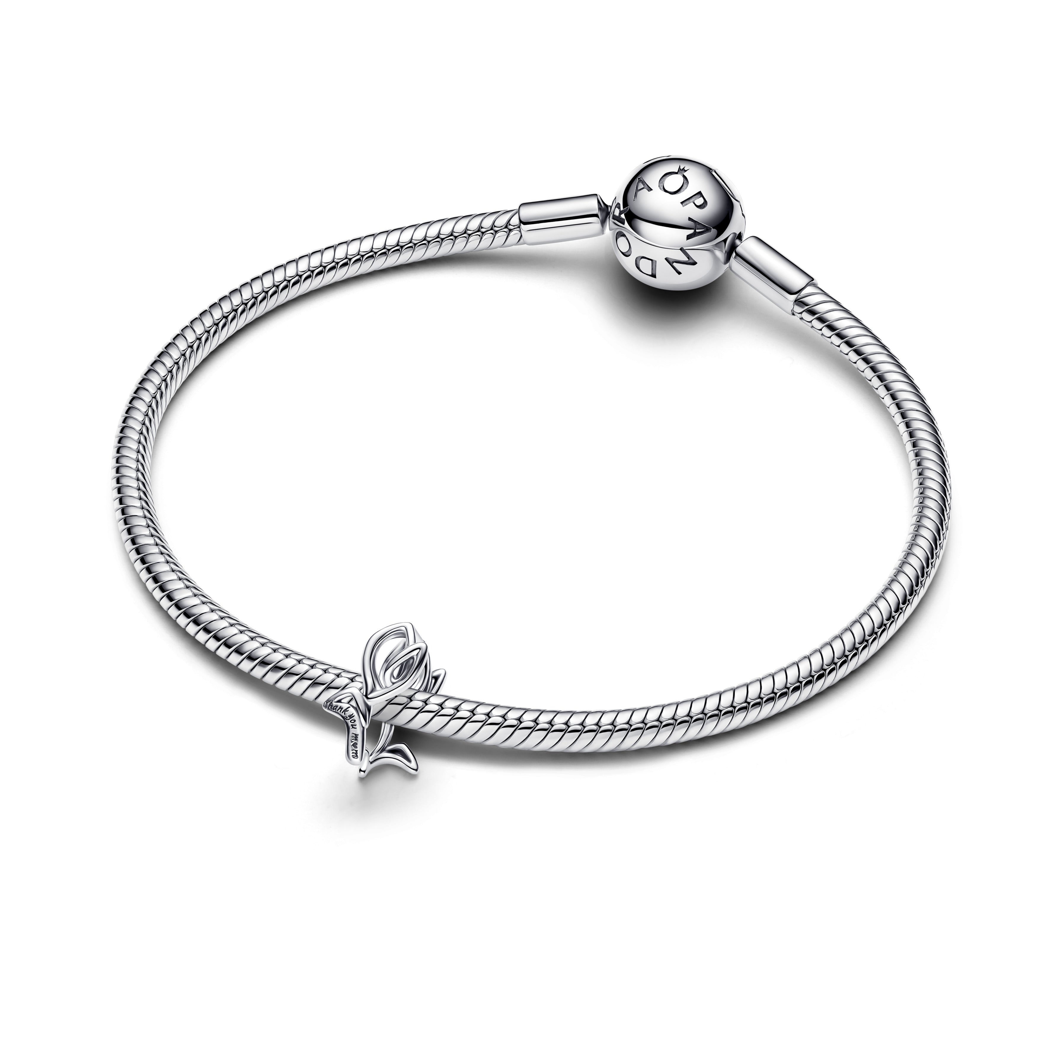 Tulip Silver Charm