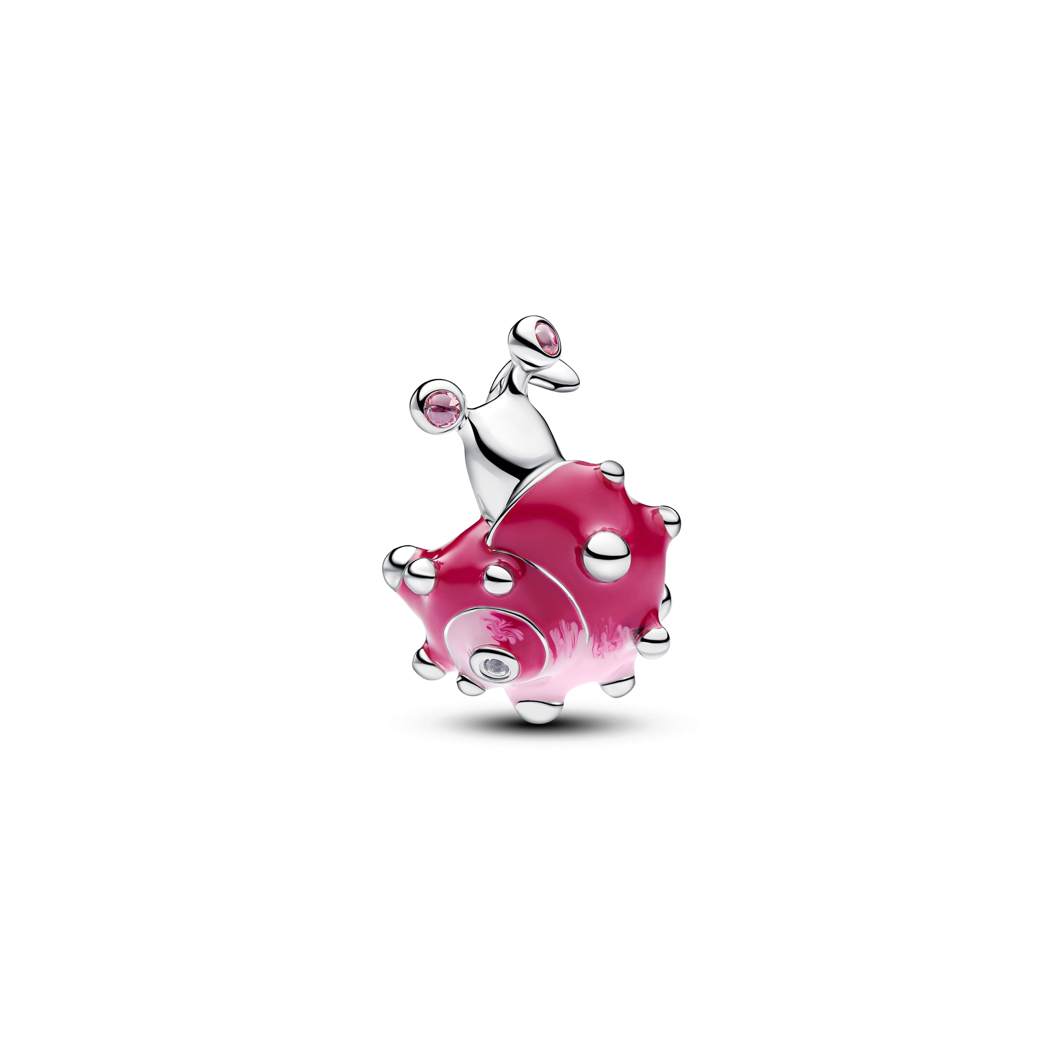 Snail Silver Charm