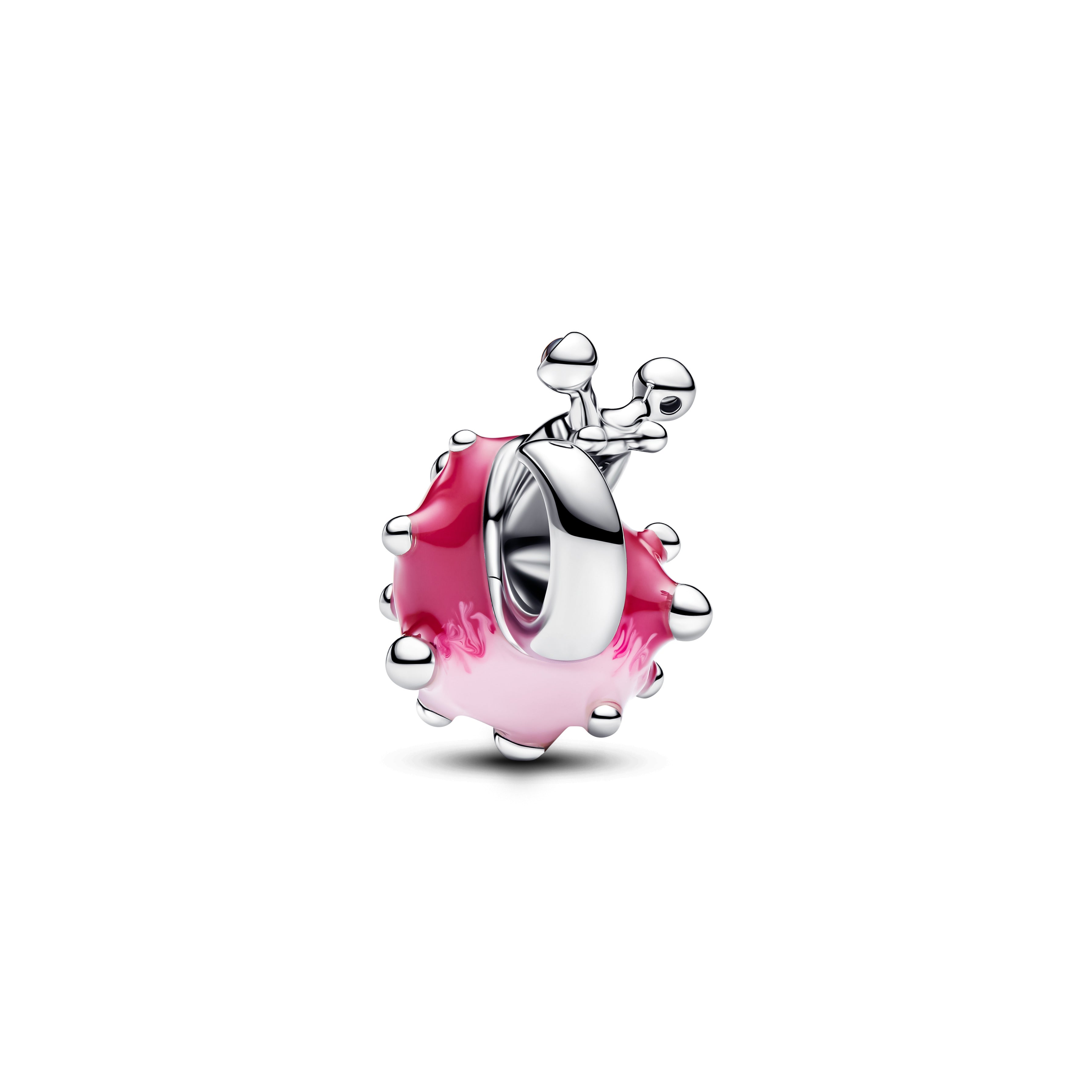 Snail Silver Charm