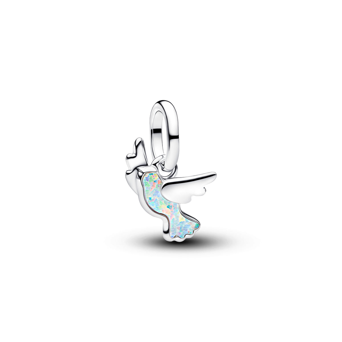 Eva R Charm White Dove Mini Dangle Charm