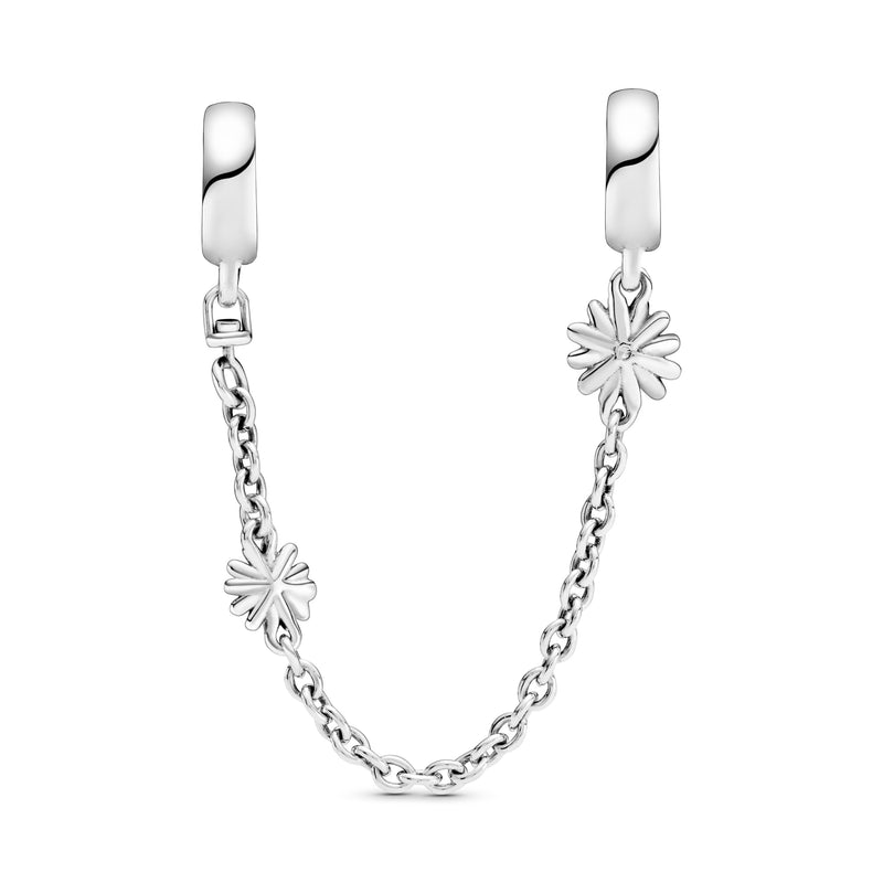 Daisy Flower Safety Chain Charm