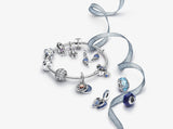 Two-tone Shooting Star Double Dangle Charm