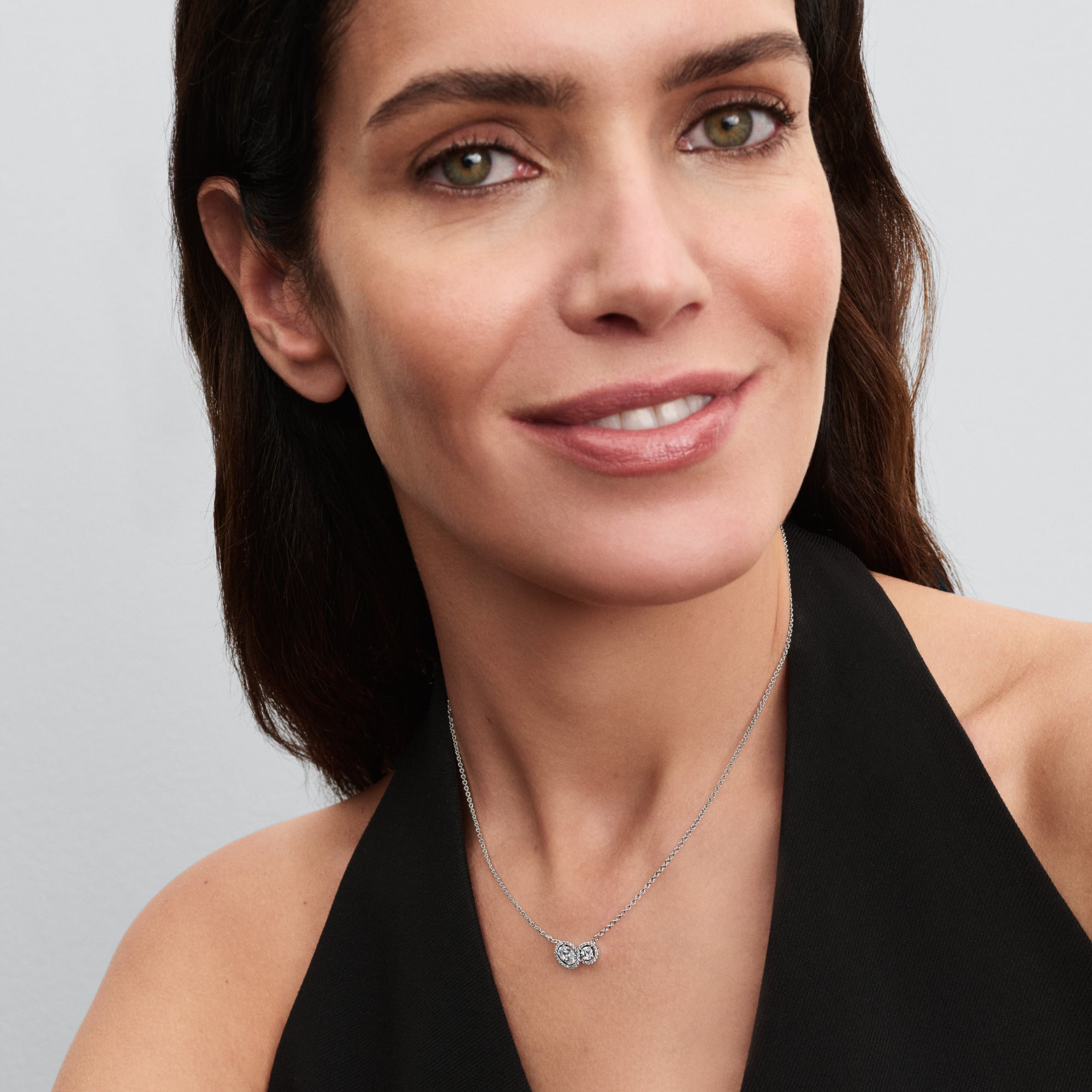 Embracing Halo Necklace