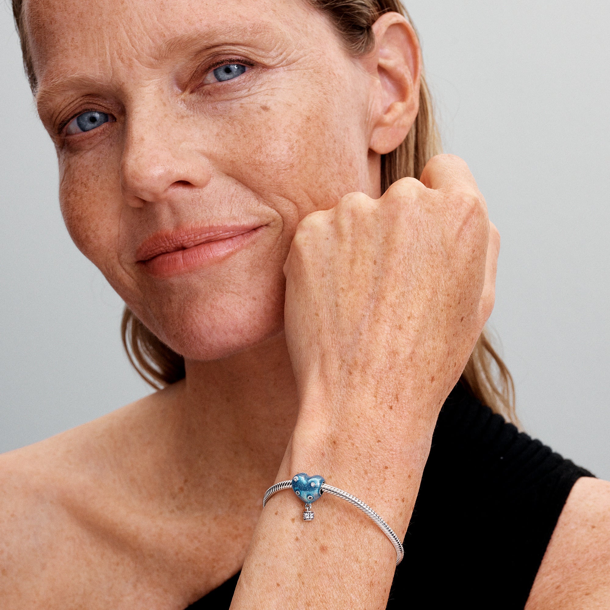 Hot Air Balloon Heart Charm