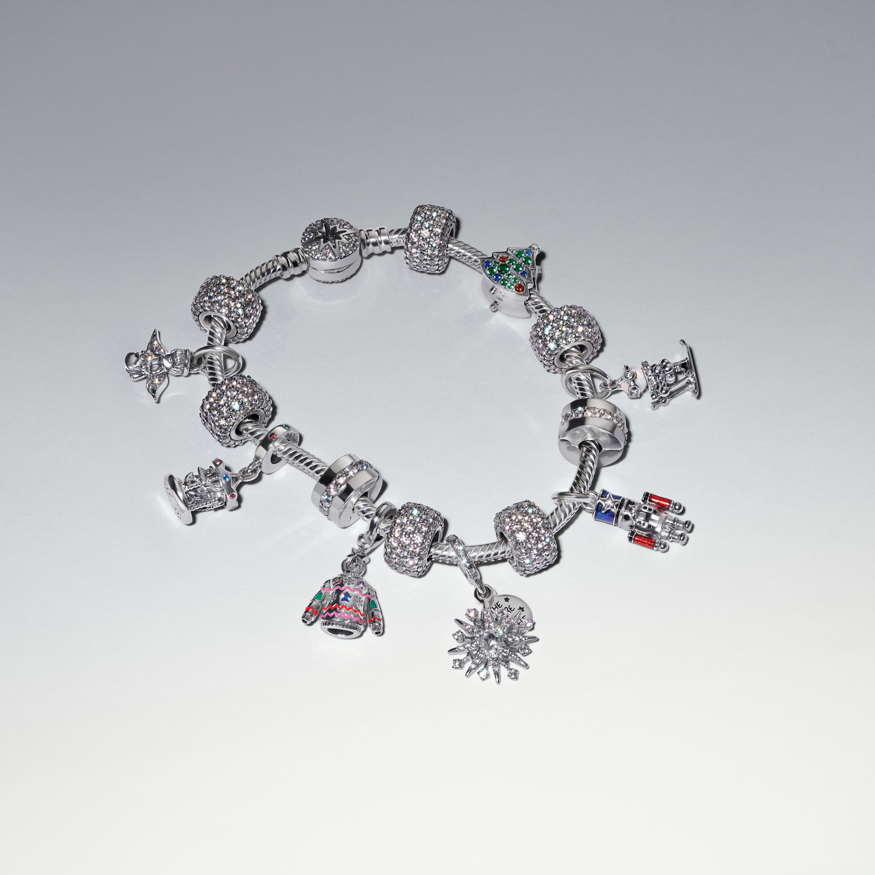 Sparkling Firework Double Dangle Charm