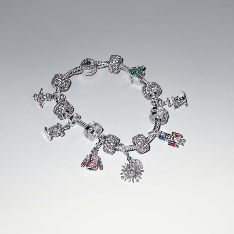 Skier Dangle Charm