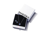 Sparkling Square Blue Halo Stud Earrings