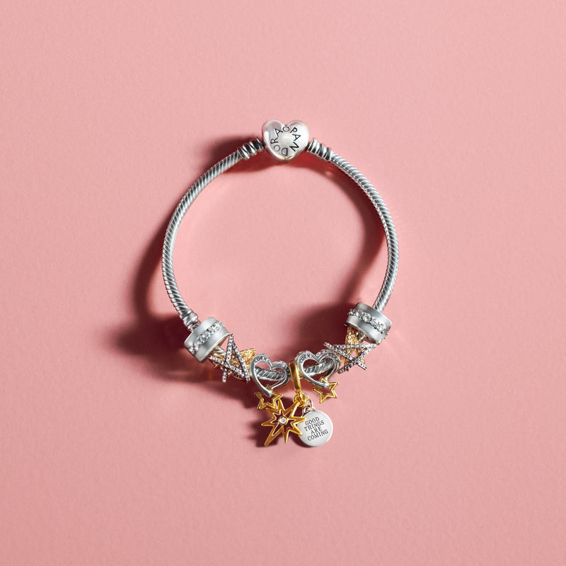 Engravable North Star Lab-grown Diamond Dangle Charm – Pandora