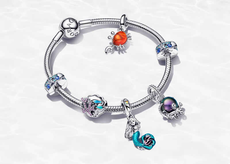 Pandora RETIRED newest Disney, Ariel charm set.