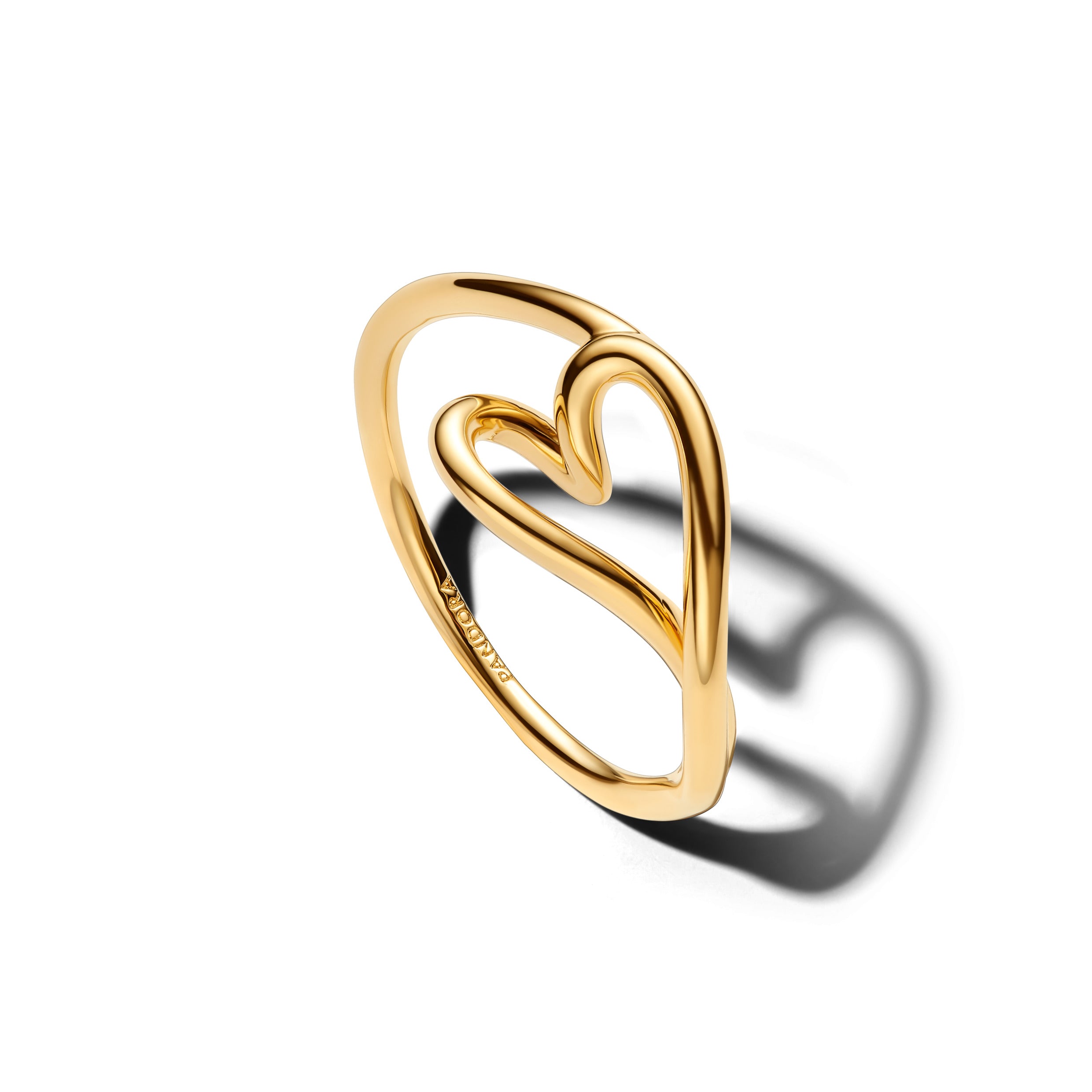 Organically Shaped Heart Small Ring