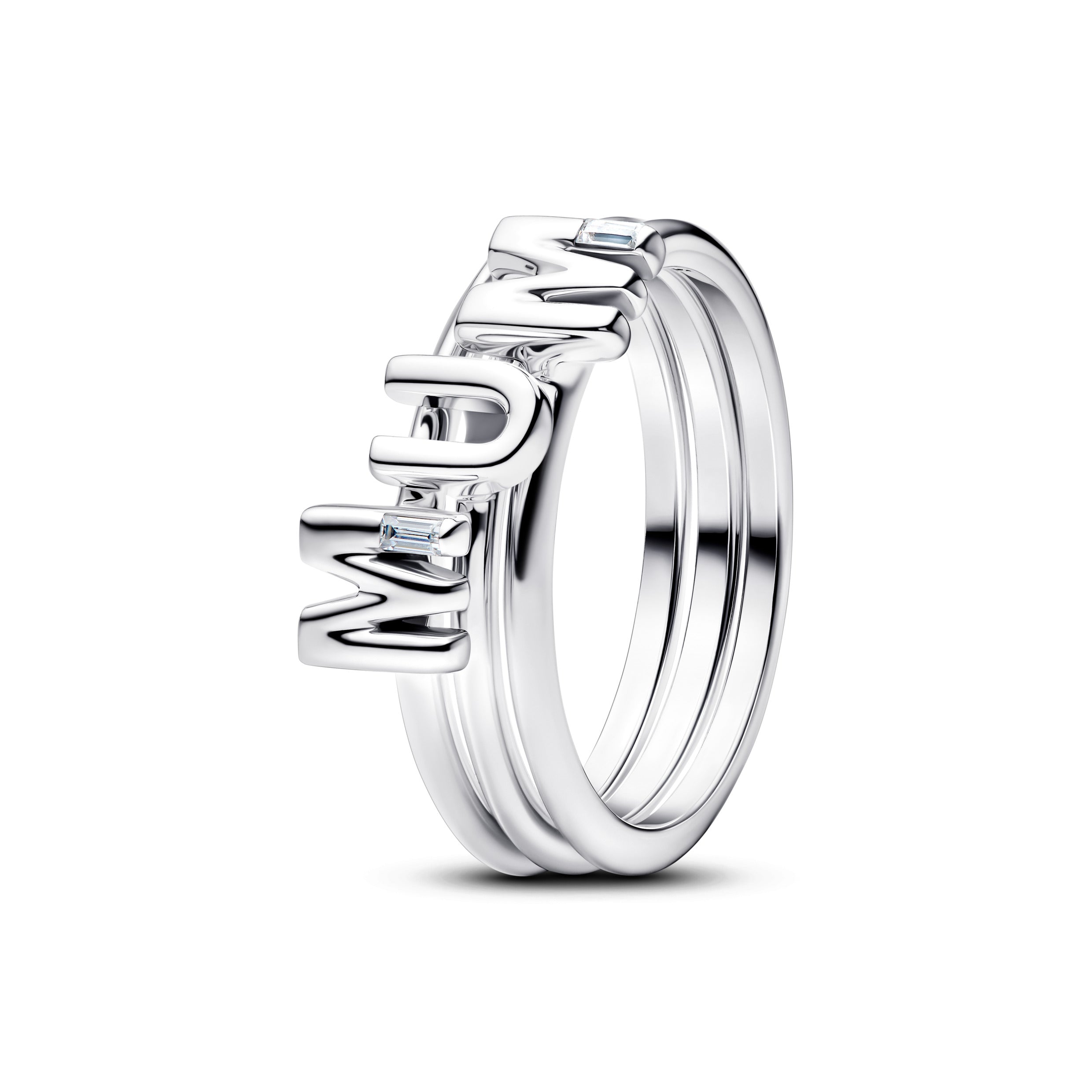 MUM Silver Splittable Ring