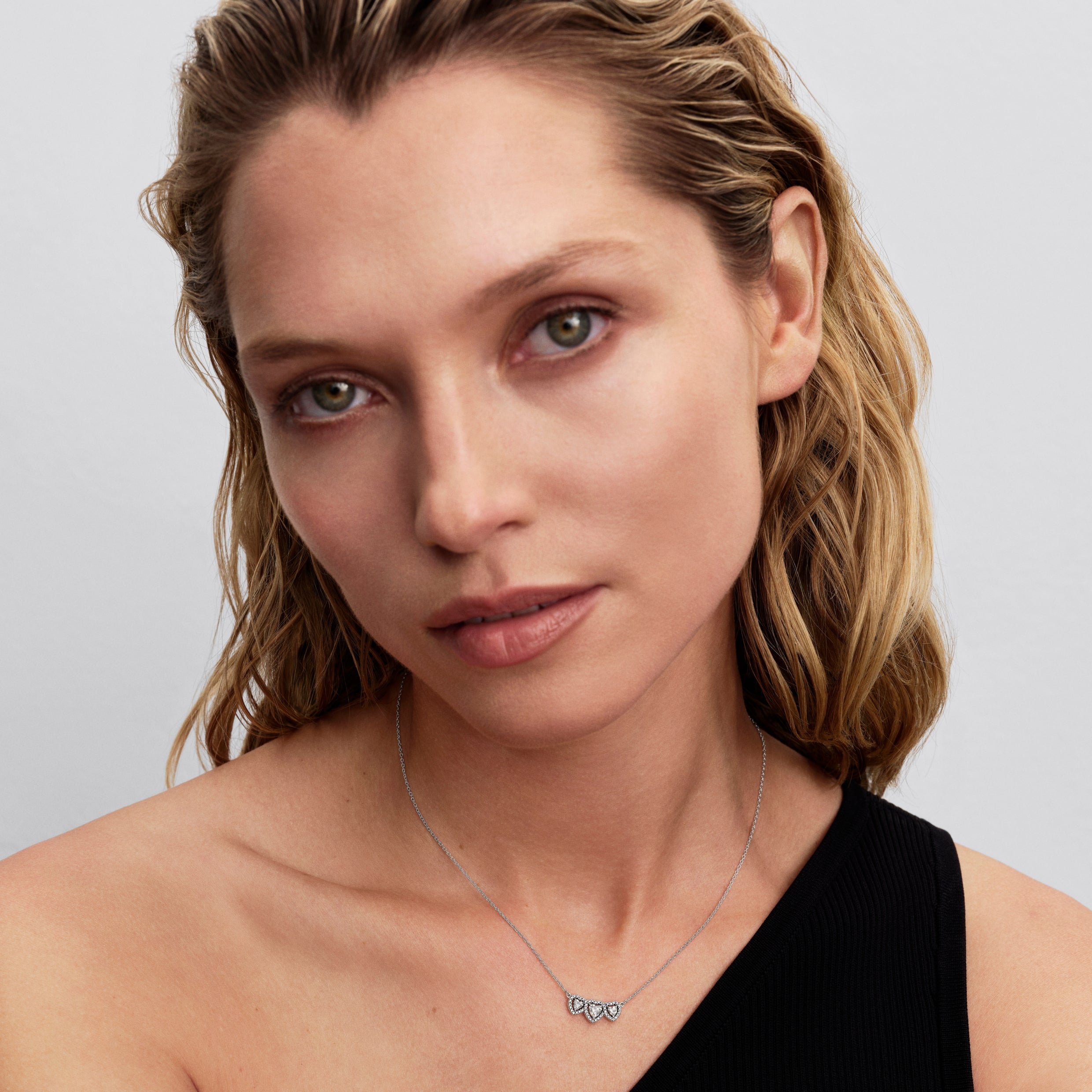 Halo Heart Trilogy Collier Necklace