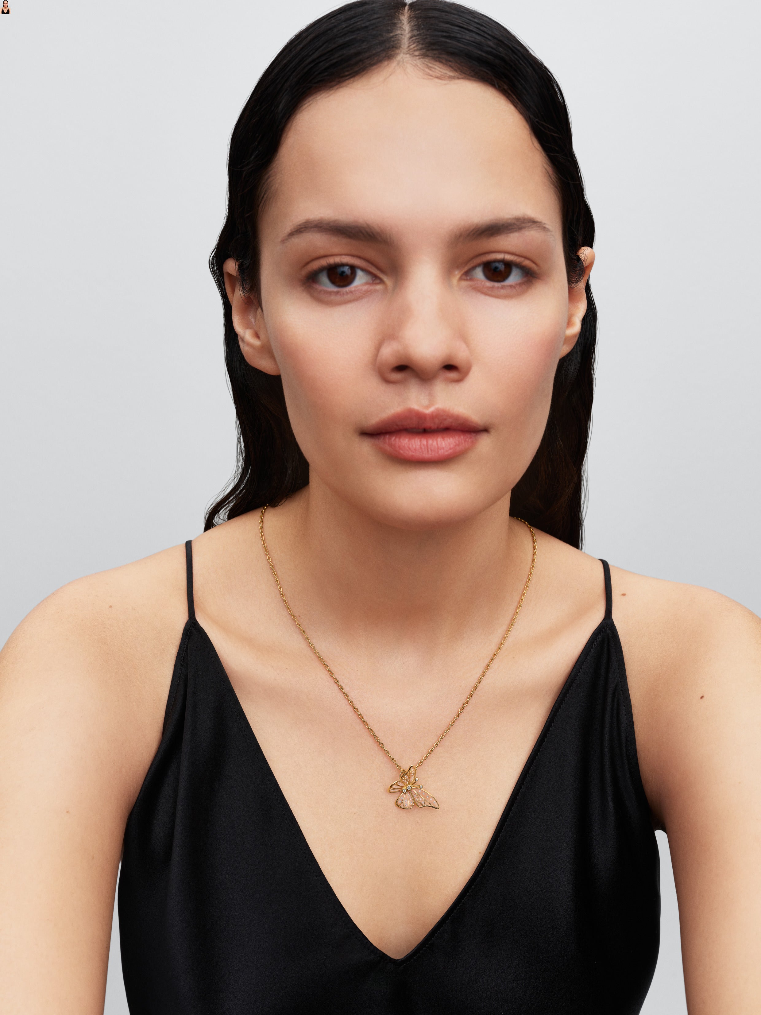 Butterfly 14k gold-plated Charm