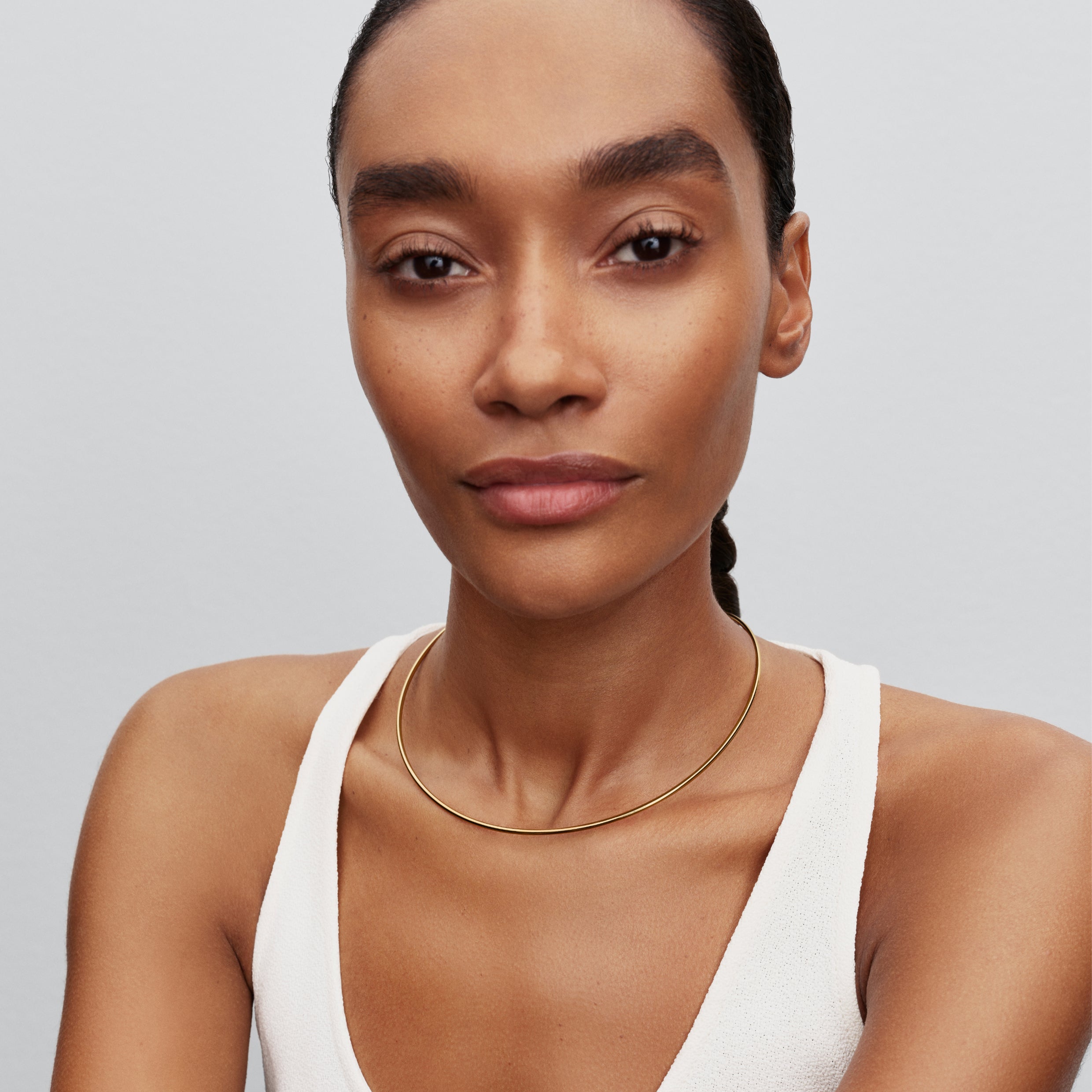 Tubular Choker Necklace