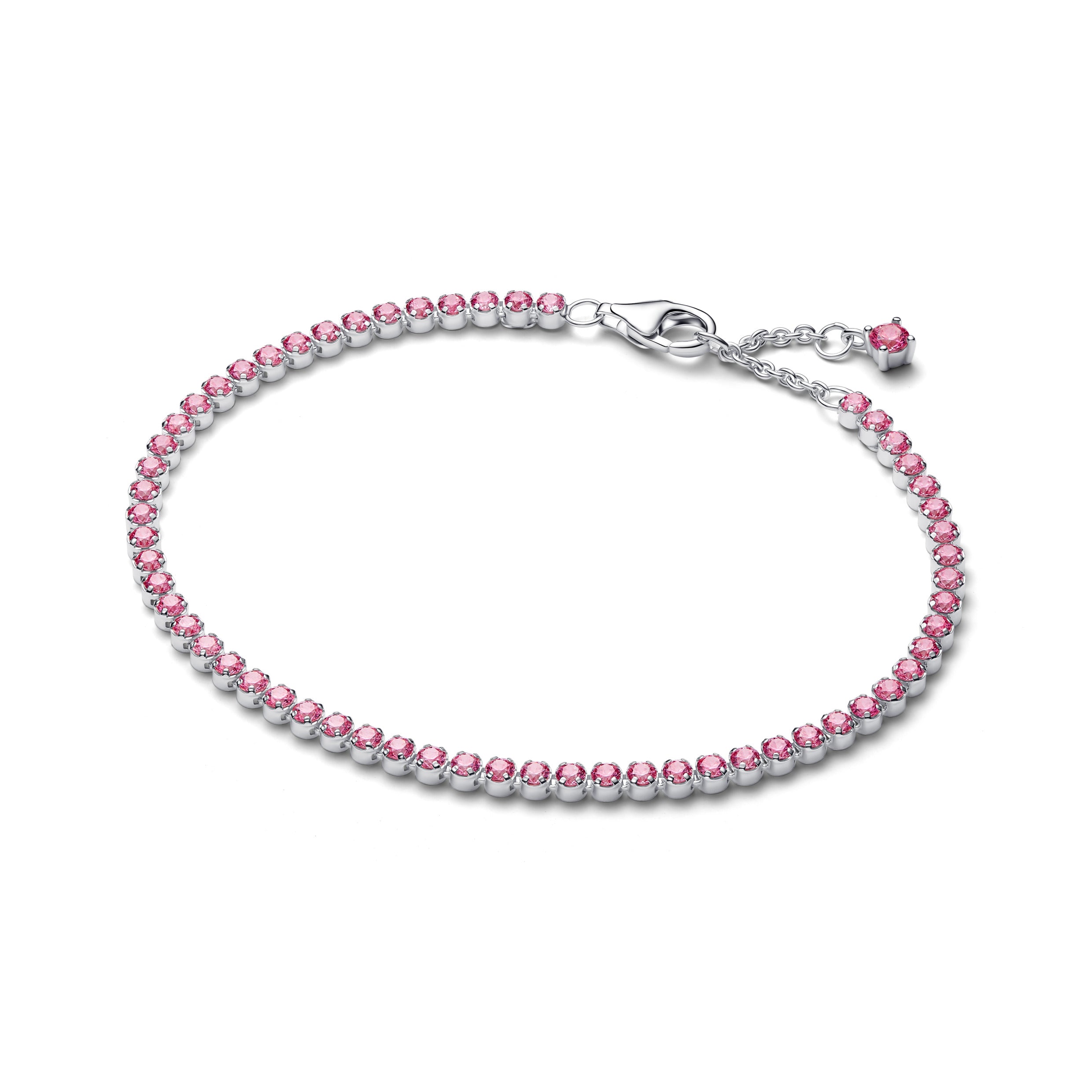 Pink Small Tennis Bracelet
