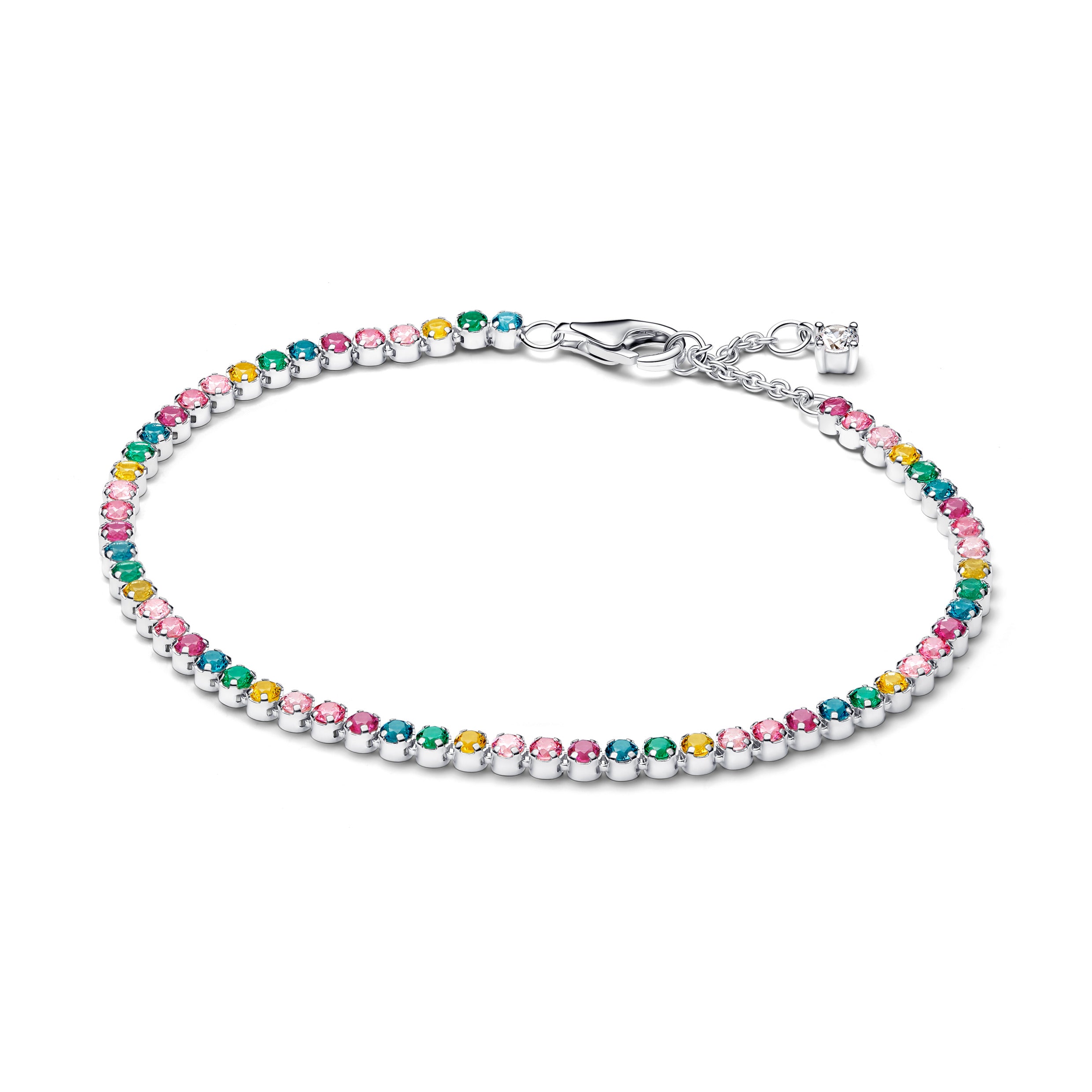 Rainbow Tennis Bracelet