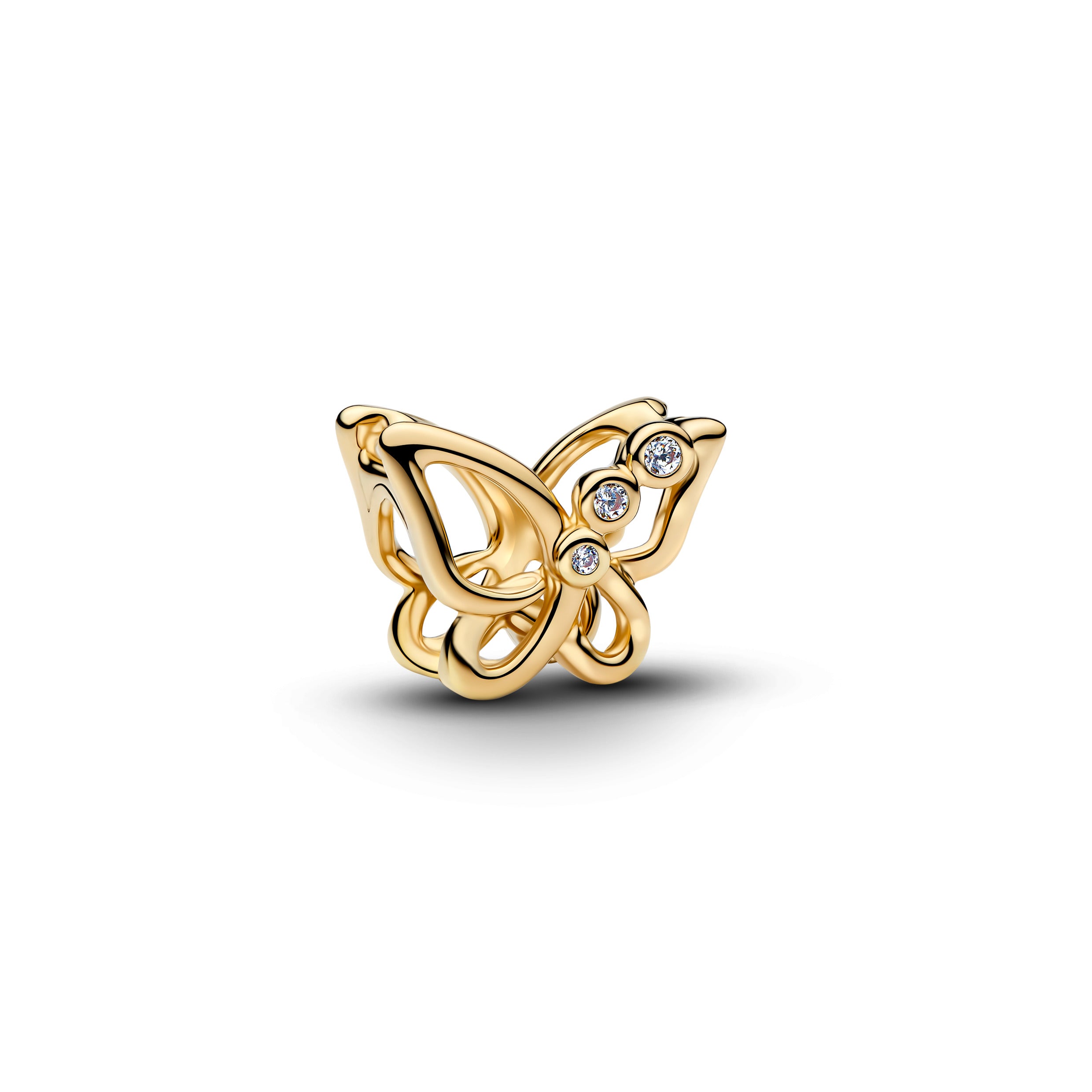 Butterfly 14k gold-plated Charm