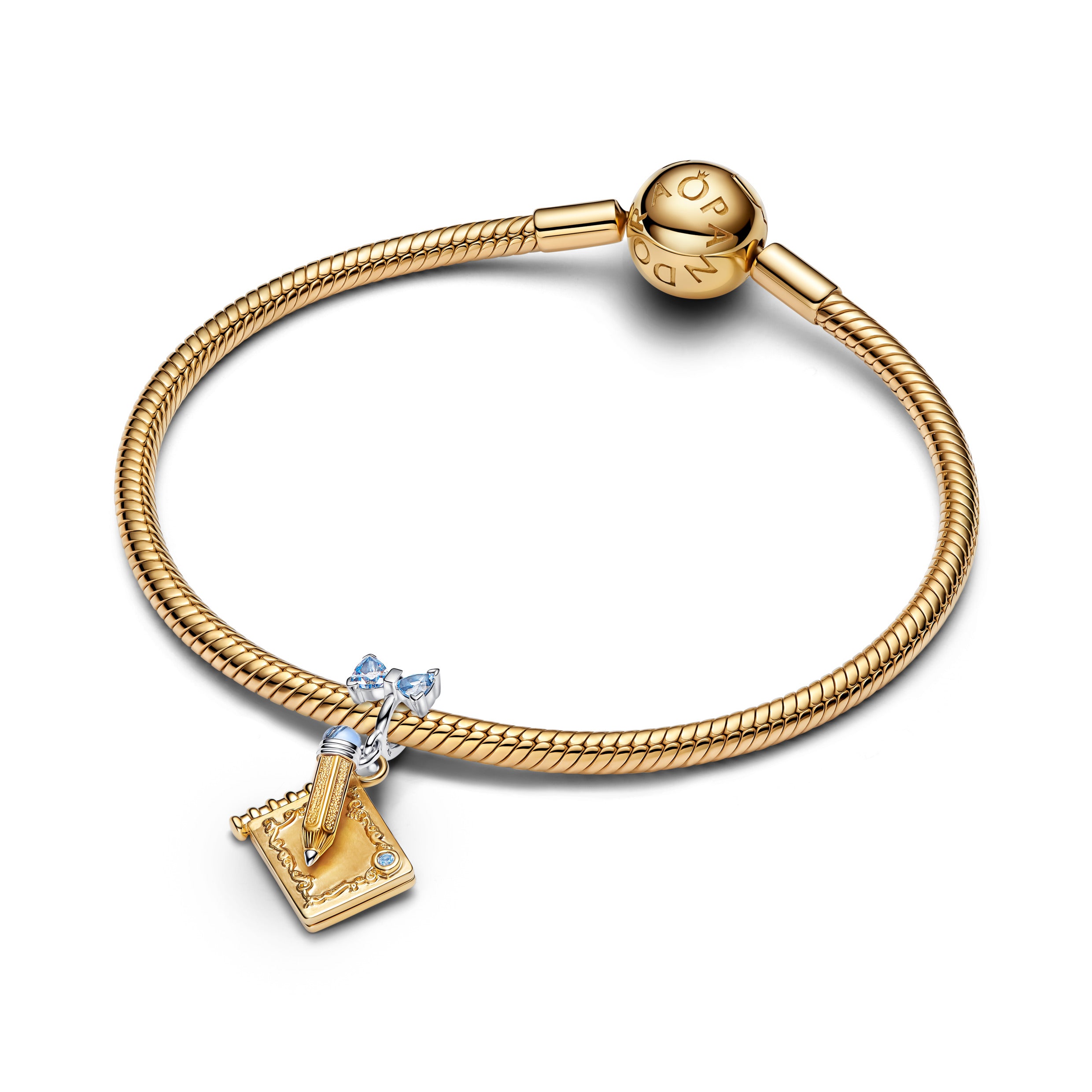 Bridgerton Dance Card & Pencil Dangle Charm