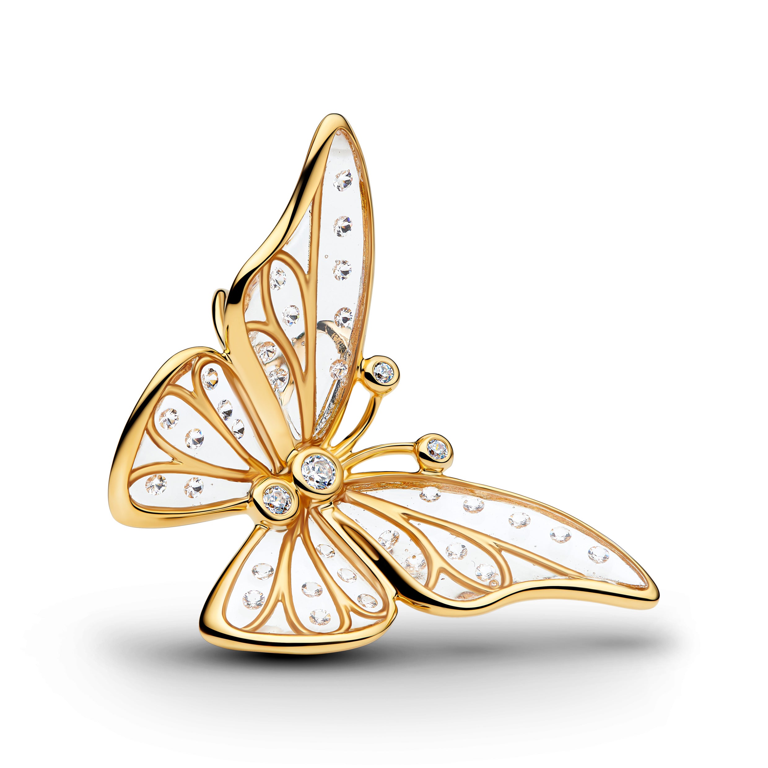 Butterfly 14k gold-plated Charm