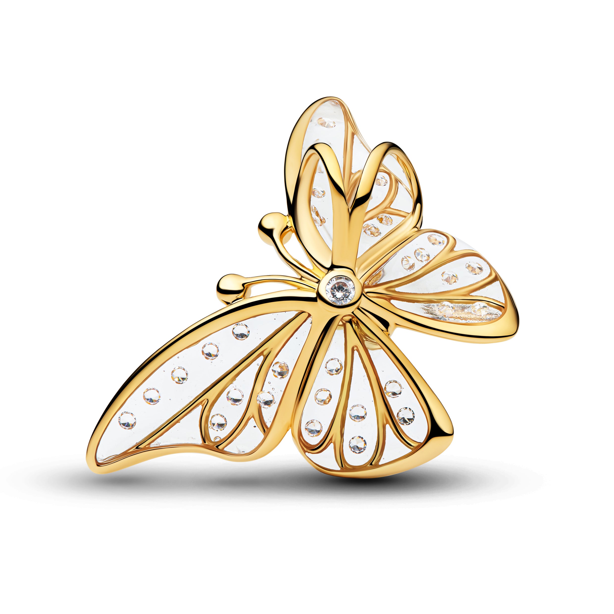 Butterfly 14k gold-plated Charm