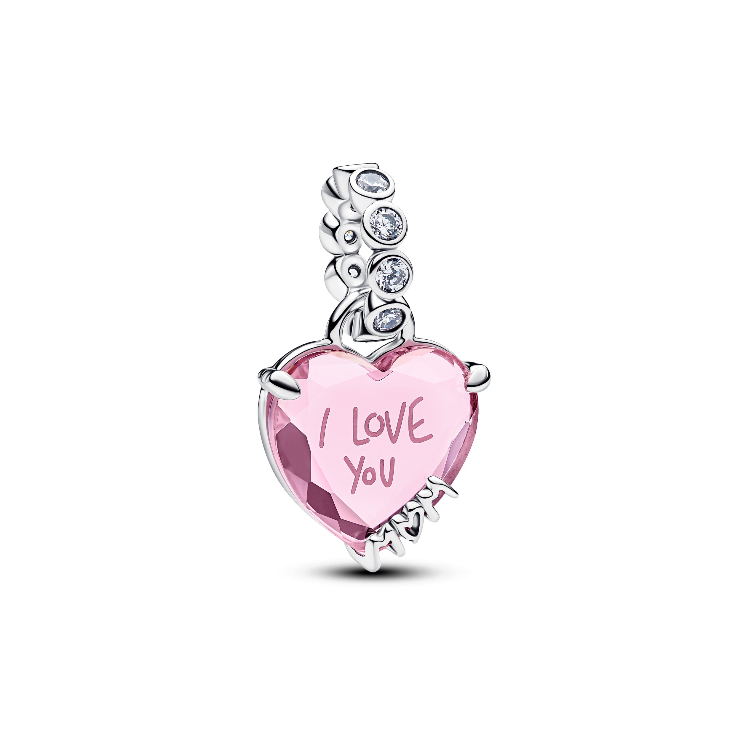Heart Silver Dangle Charm