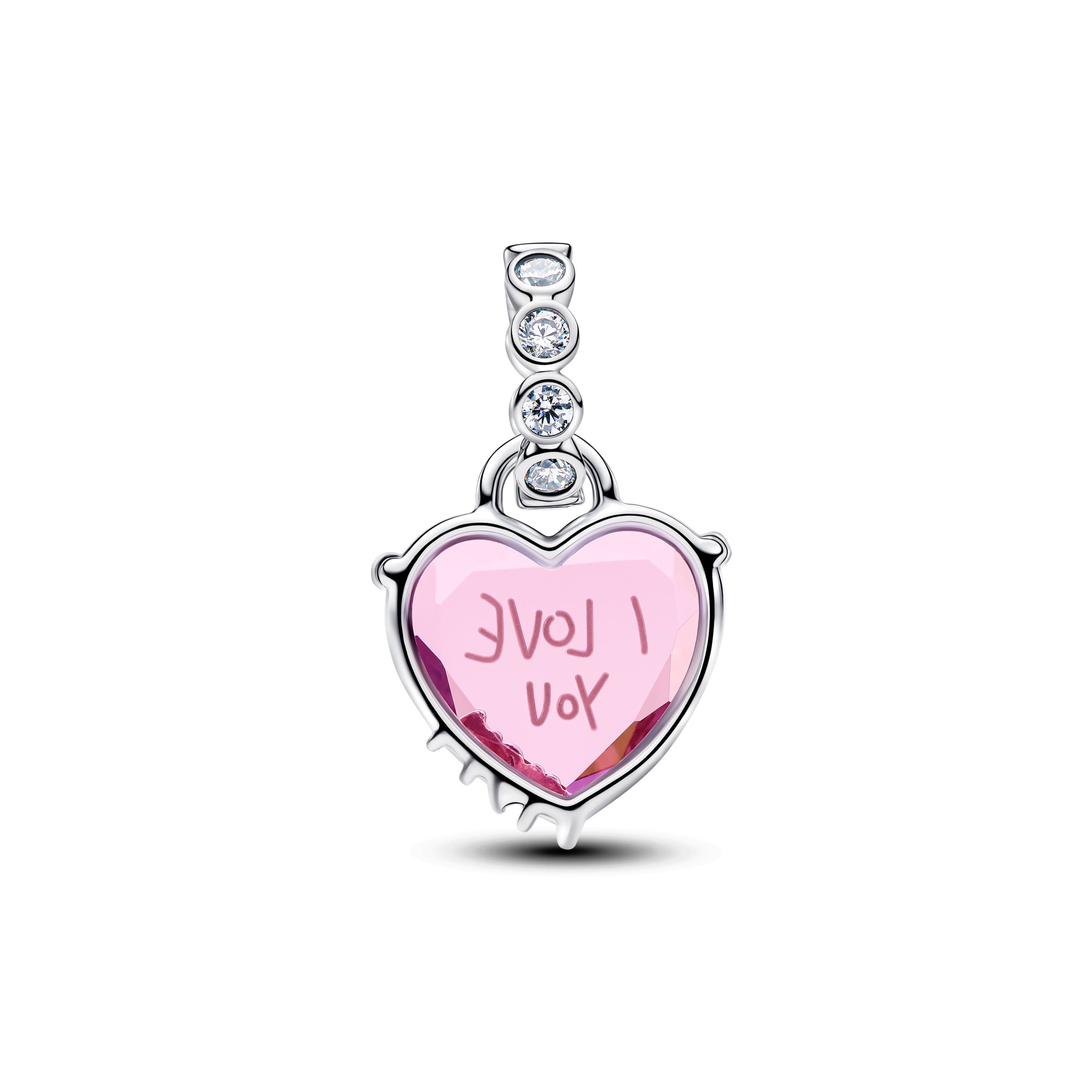 Heart Silver Dangle Charm