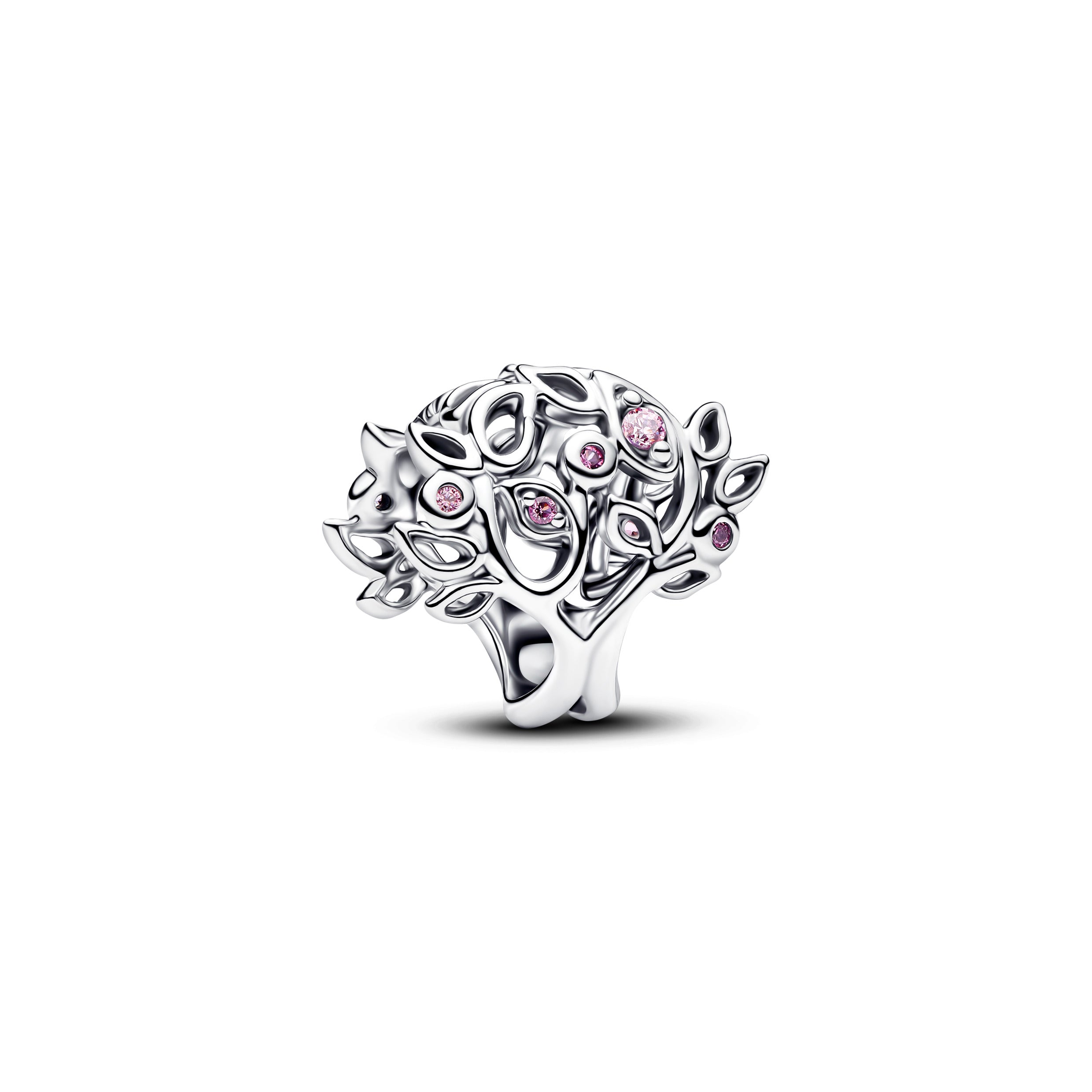 Family Tree Silver Charm