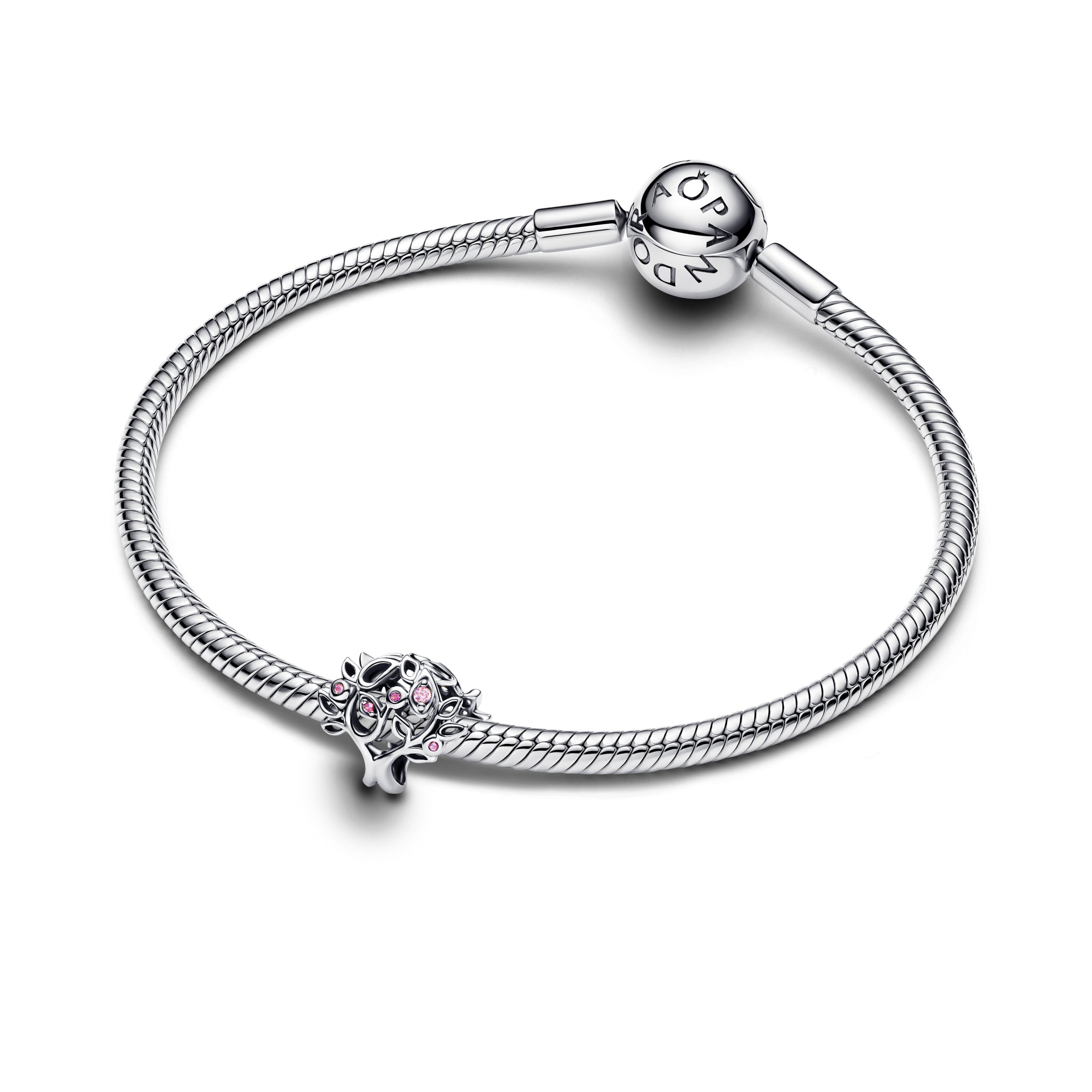 Family Tree Silver Charm