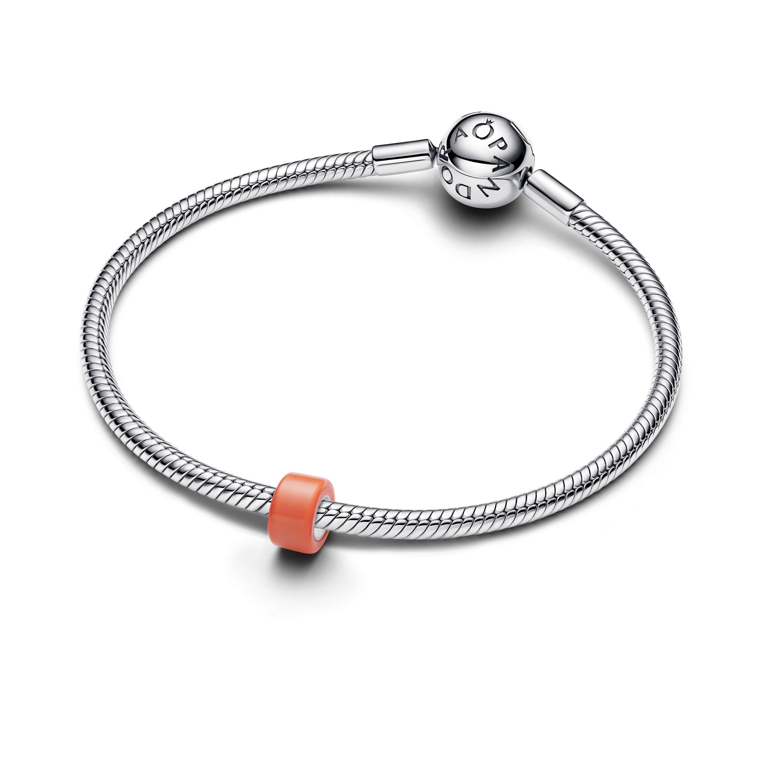 Orange Murano Glass Mini Charm