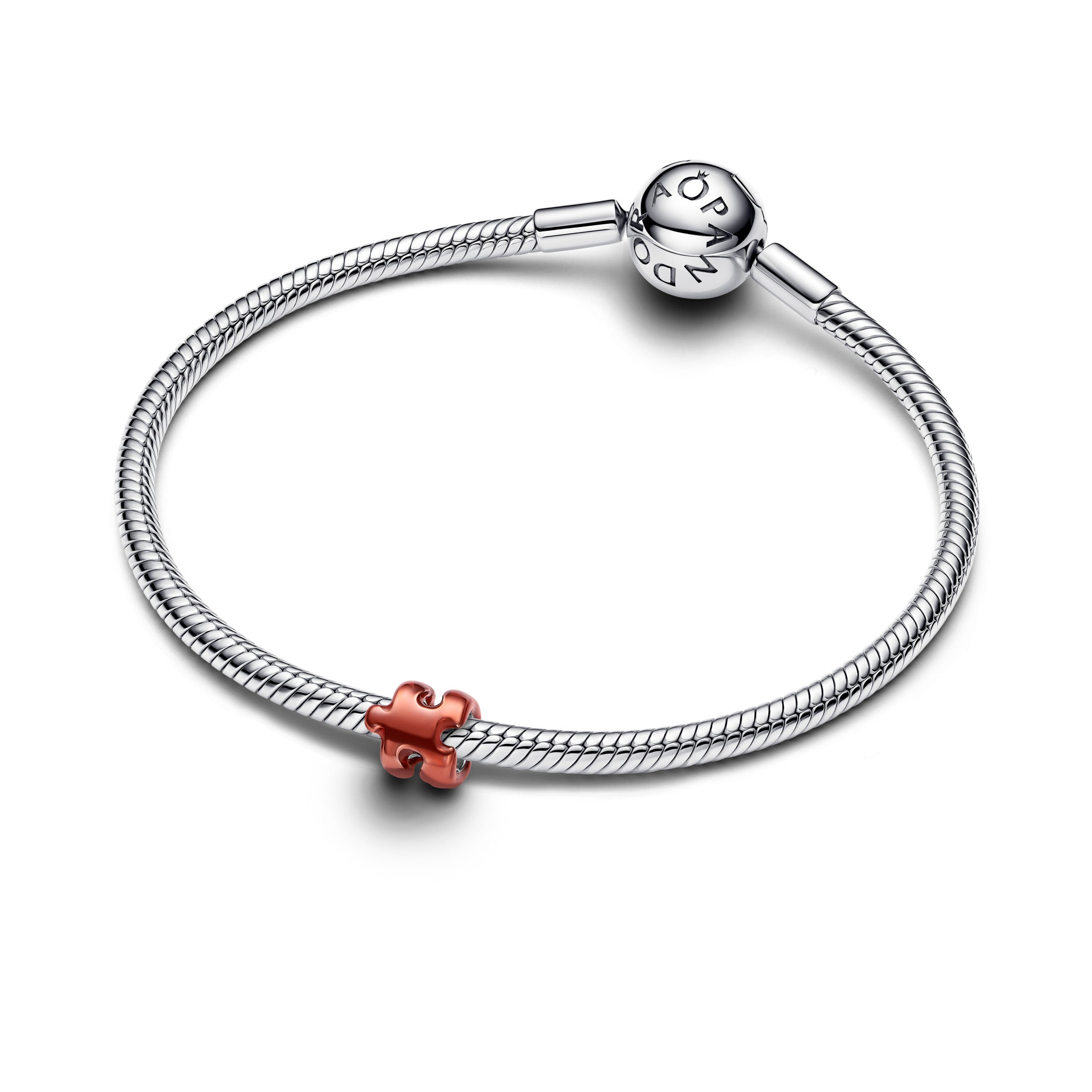 Orange Puzzle Mini Charm