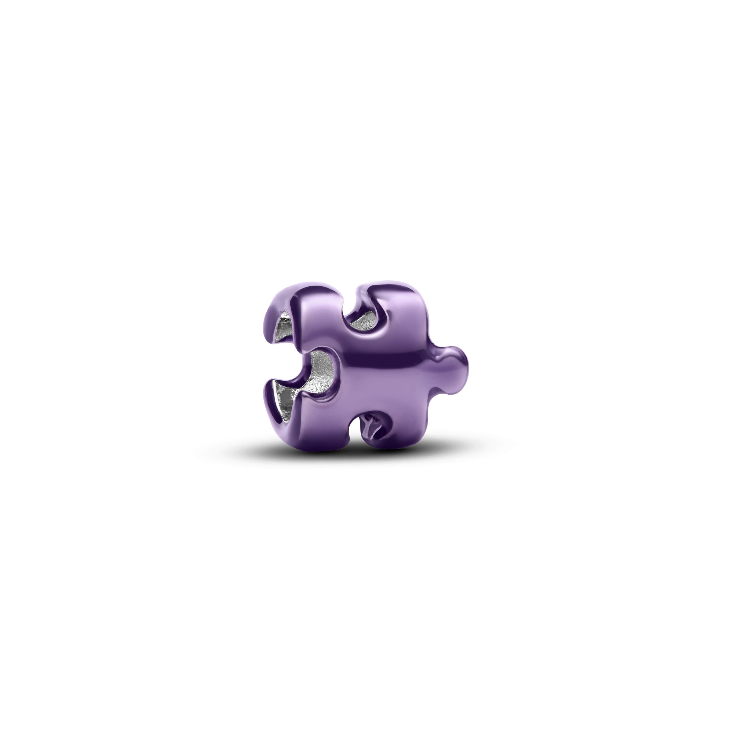 Purple Puzzle Mini Charm