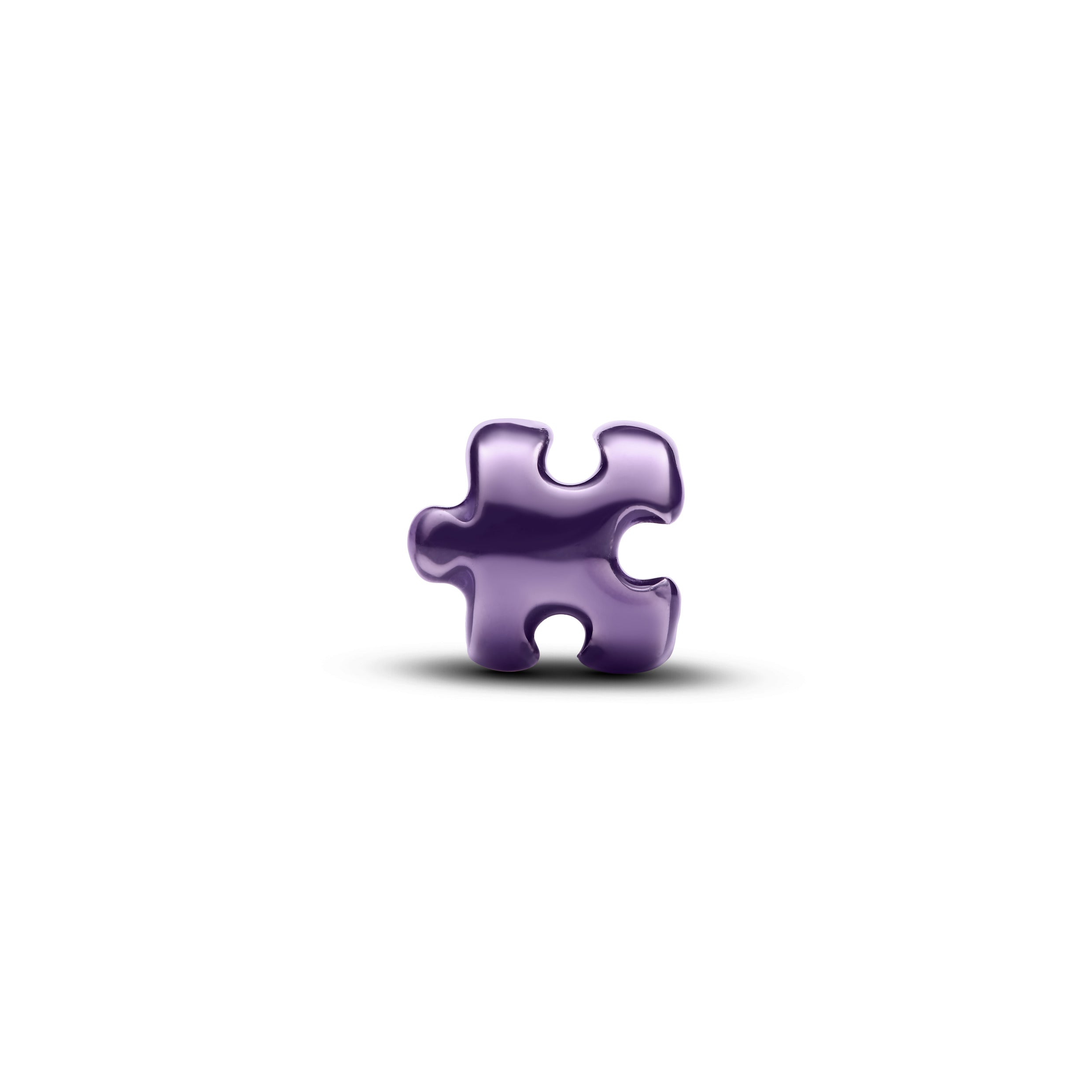 Purple Puzzle Mini Charm