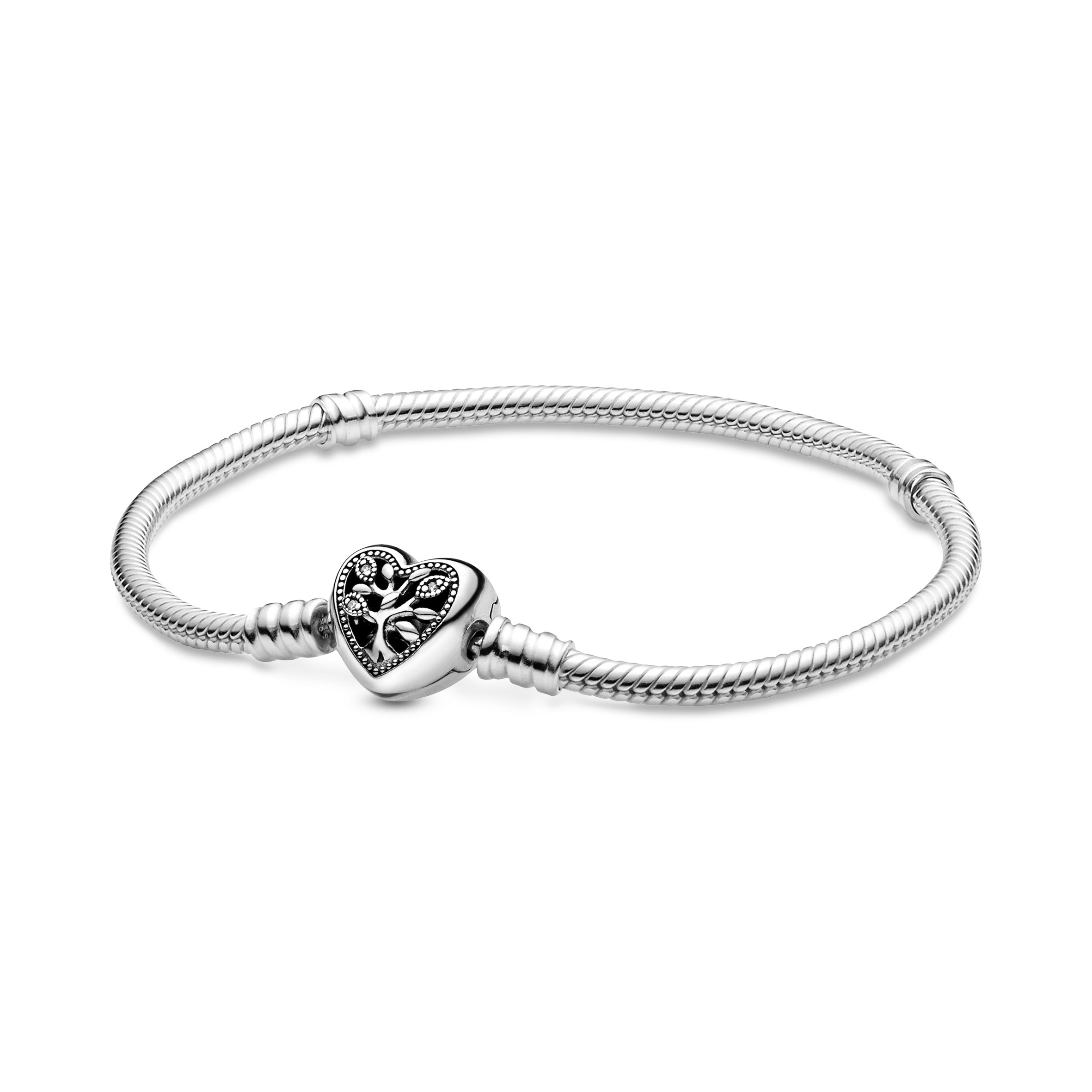 Snake Chain Sterling Silver Bracelet
