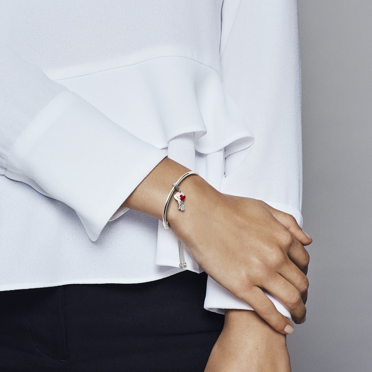 Balloons Silver Dangle