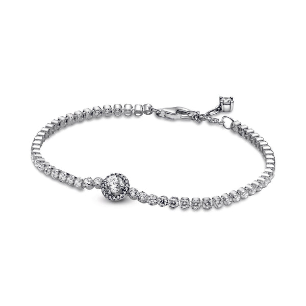 Bracelet With Clear Cubic Zirconia