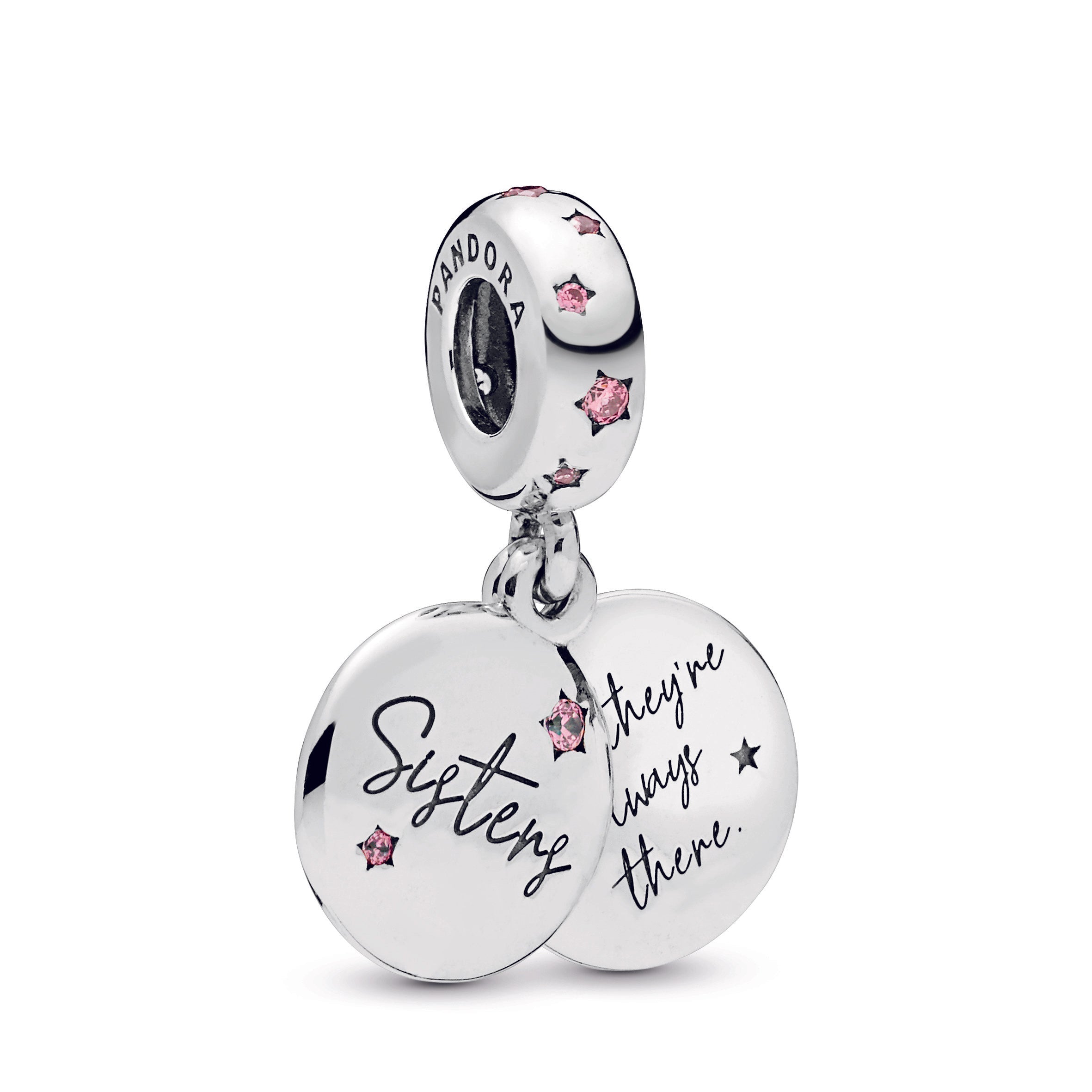 Sisters Silver Dangle