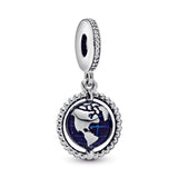 Globe Silver Dangle