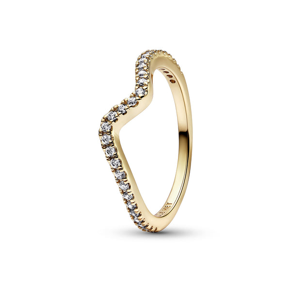 Wave 14K Gold-Plated Ring