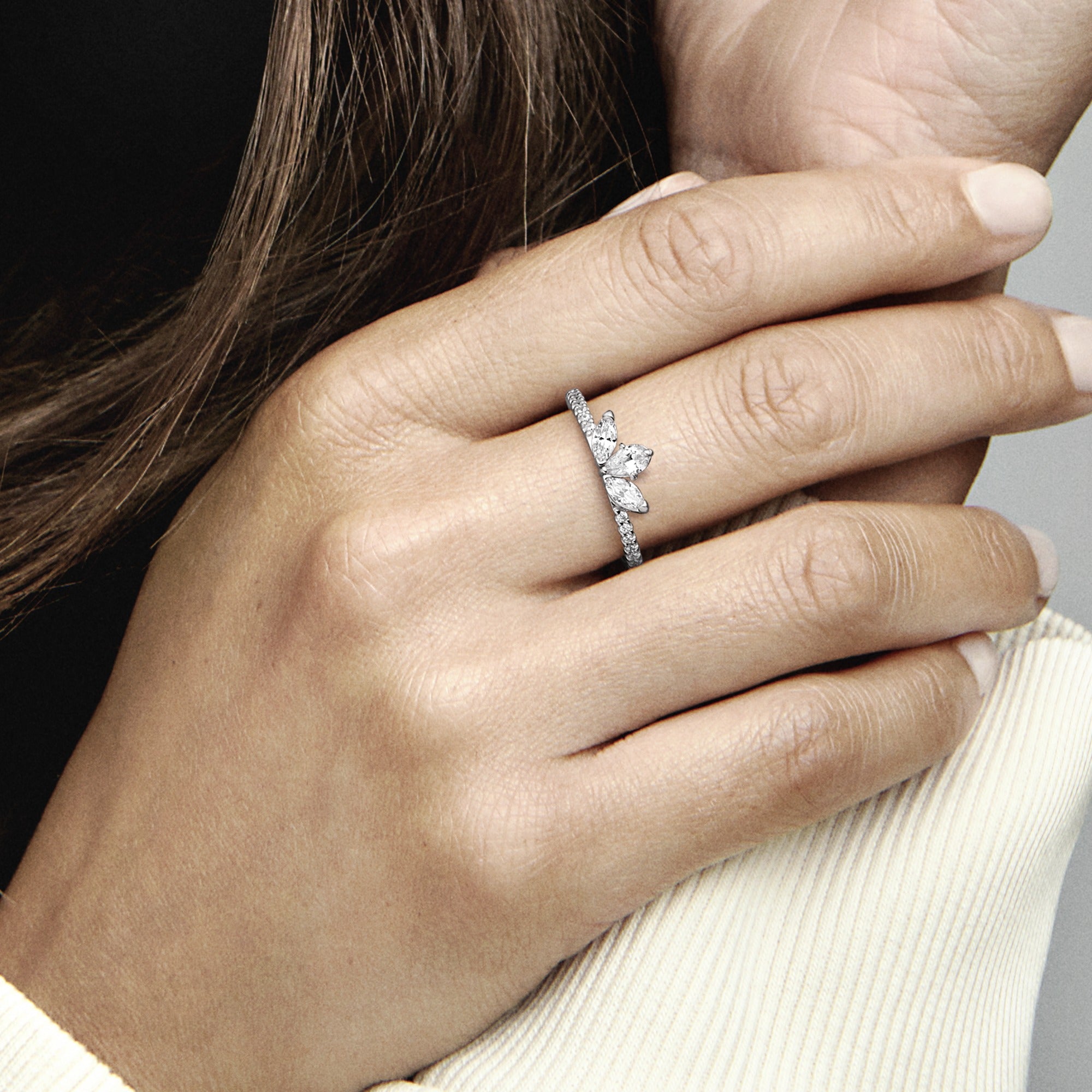 Herbarium Cluster Silver Ring