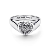 Heart Silver Ring
