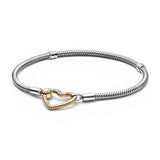Snake Chain Sterling Silver Bracelet