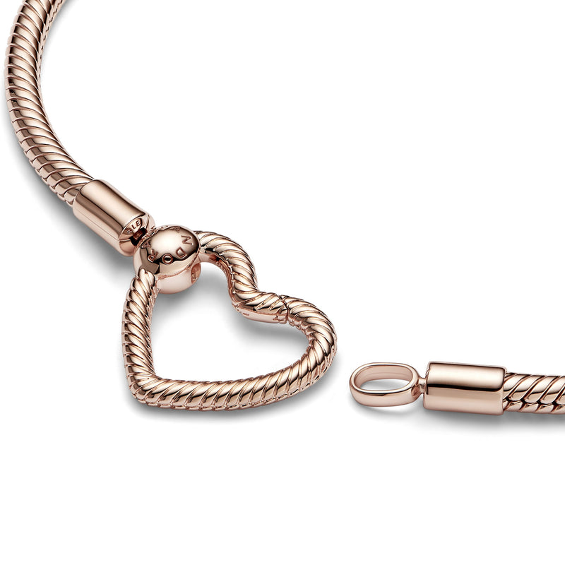Pandora rose gold clearance snake chain bracelet