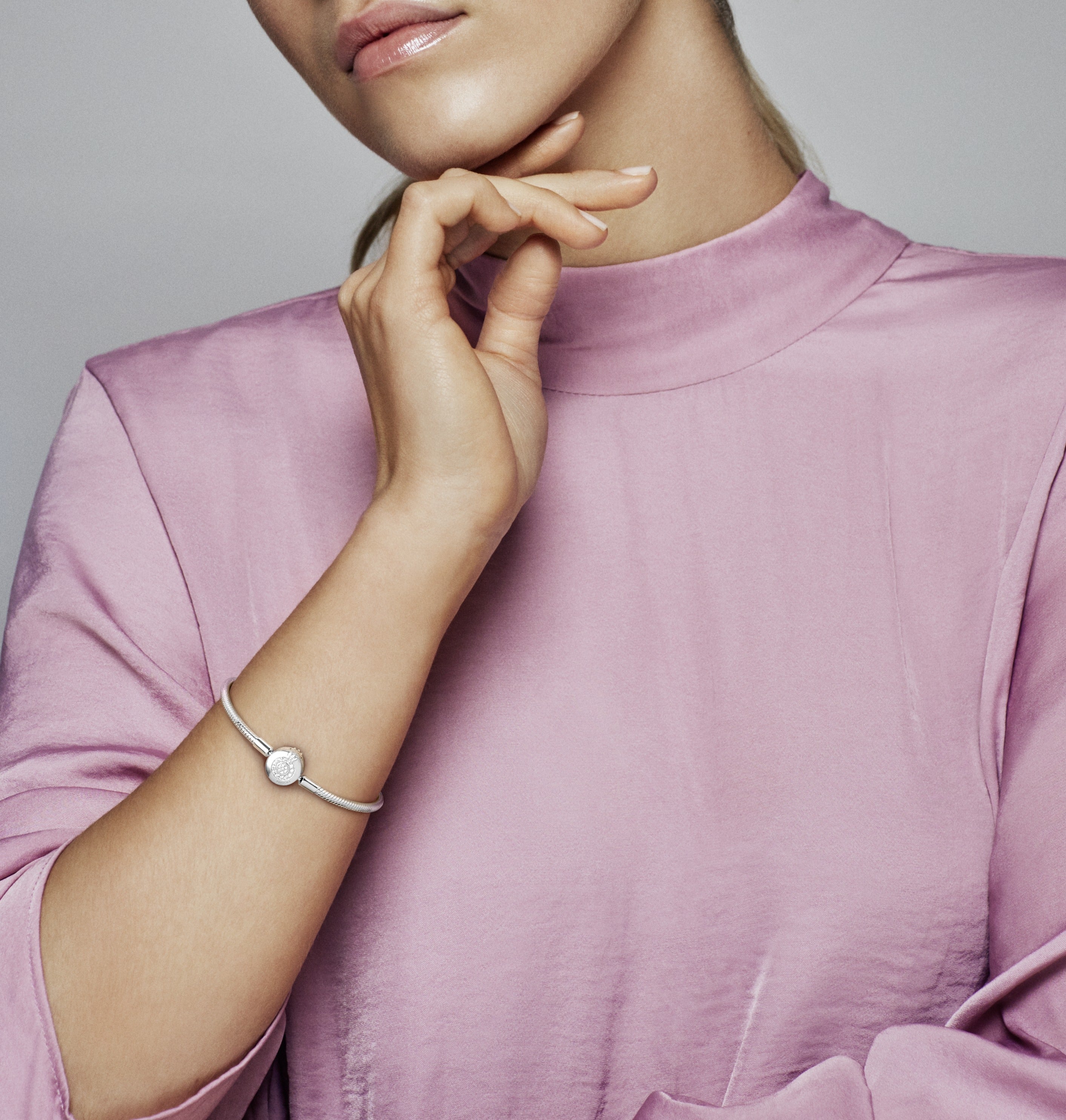 Snake Chain Sterling Silver Bracelet