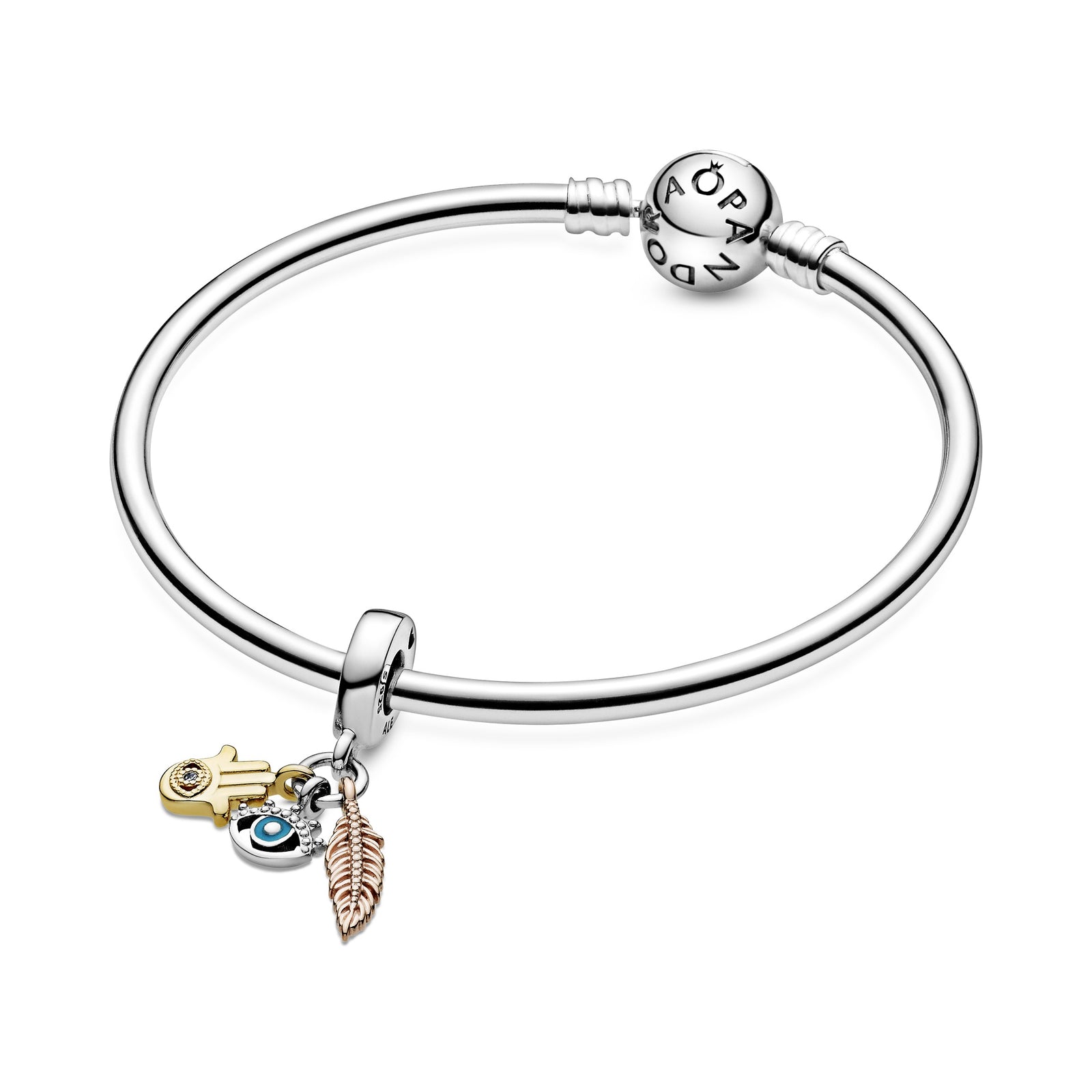 Hand, Eye and Feather Sterling Silver – Pandora Shop Lebanon