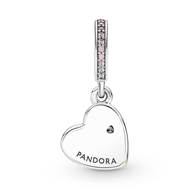 Double Heart Dangle