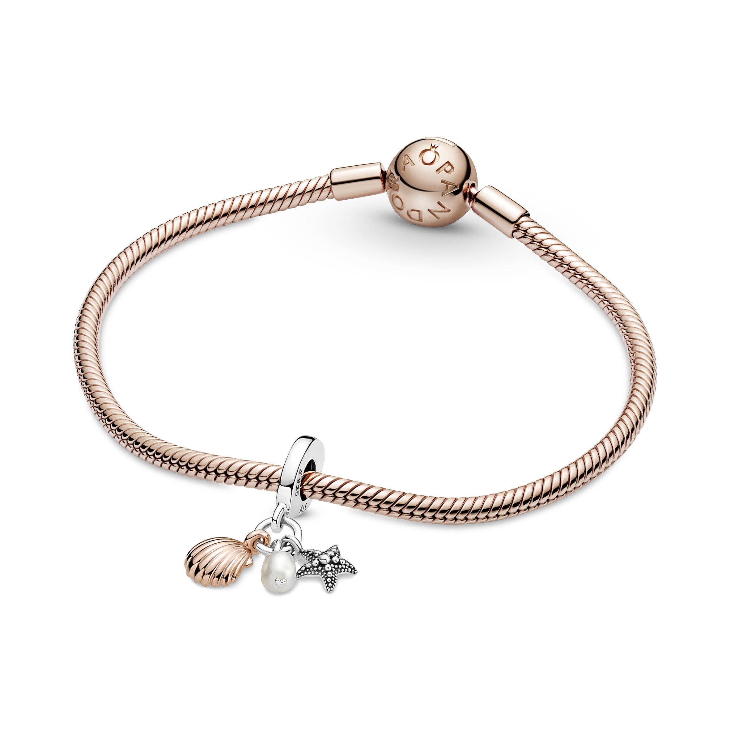 Starfish, Pearl And Shell Dangle