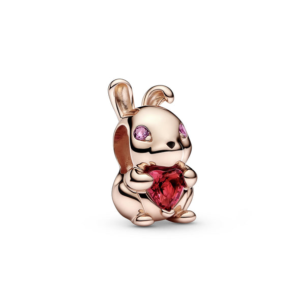 Rabbit 14K Rose Gold-Plated Charm