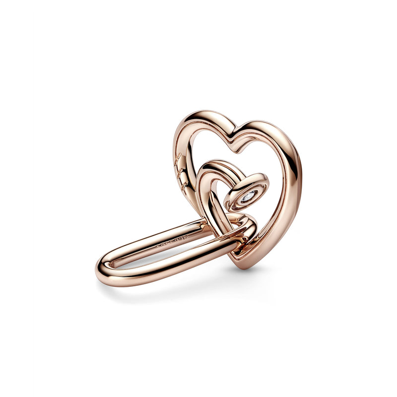 Nail Heart 14K Rose Gold-Plated Link