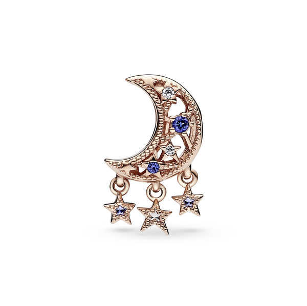 Moon Rose Gold-Plated Charm